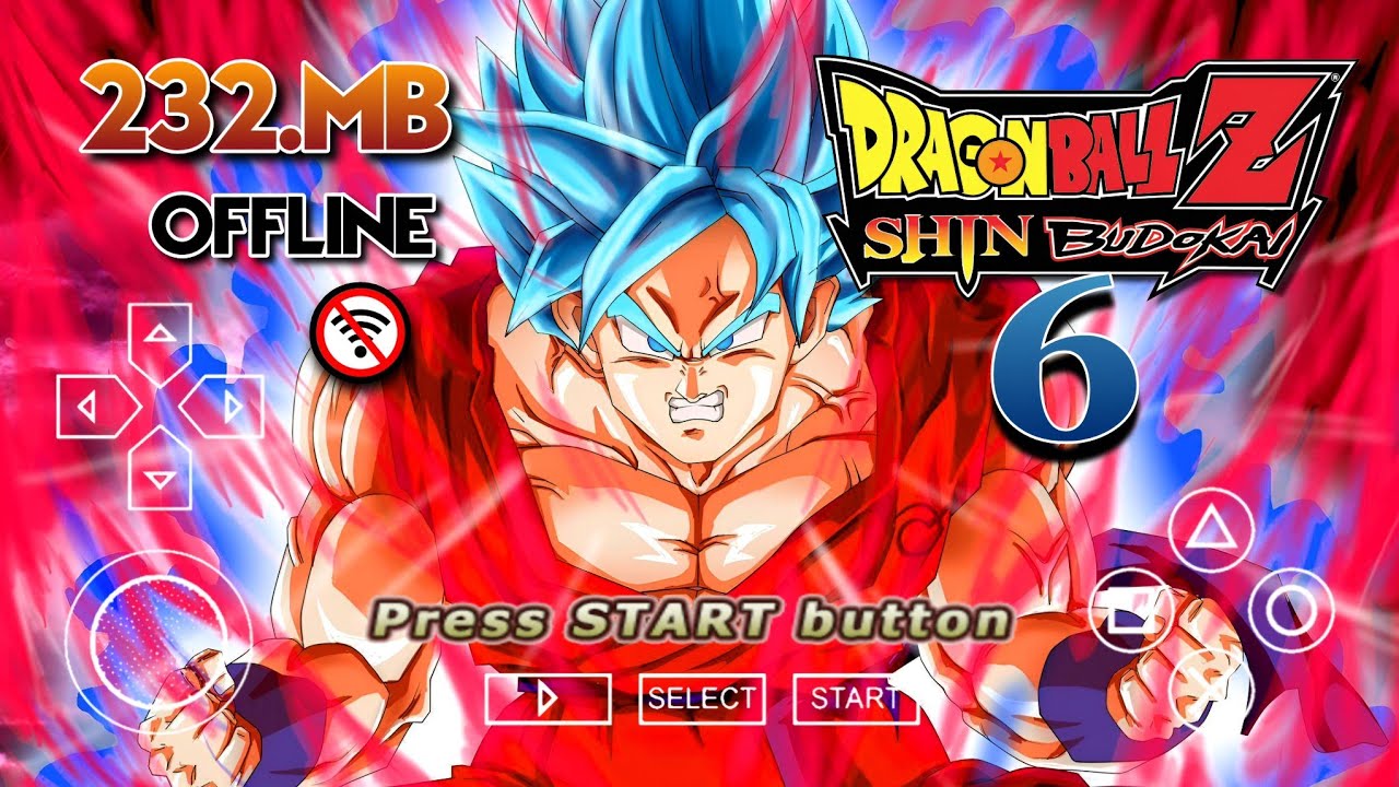 🐉 Dragon Ball Z Shin Budokai 6 iSO + PPSSPP Gold 280MB Highly Compressed. Download Dragon Ball Z Shin Budokai 6 PPSSPP Unchained Highly Compressed