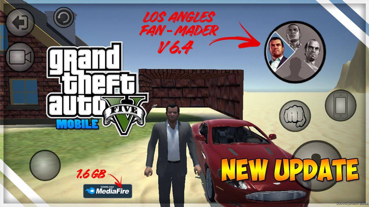 GTA 5 Mod APK Los Angeles Fan Made V6.4 Download Android MediaFire 1.6-GB