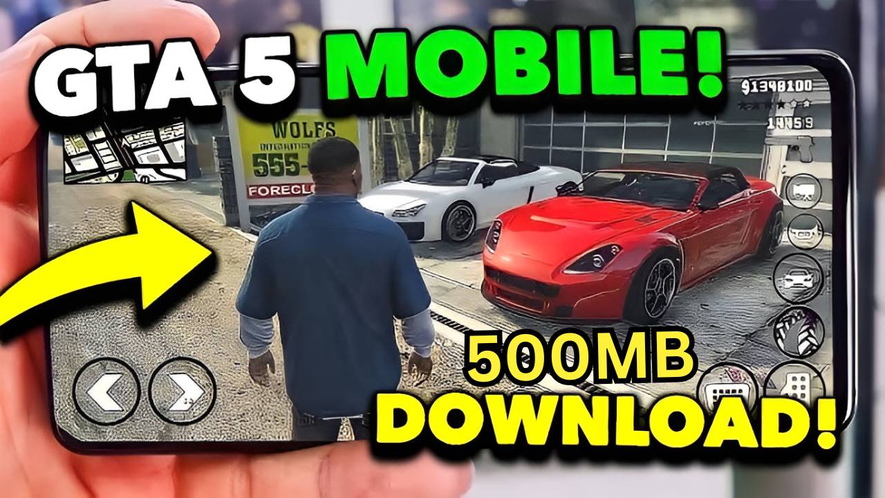 Download GTA 5 APK 500MB